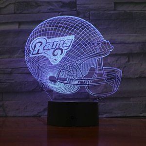 NFL Los Angeles Rams Football 3D Light